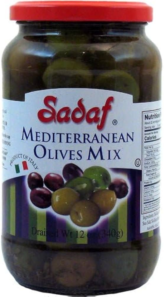 Olives in a serving dish